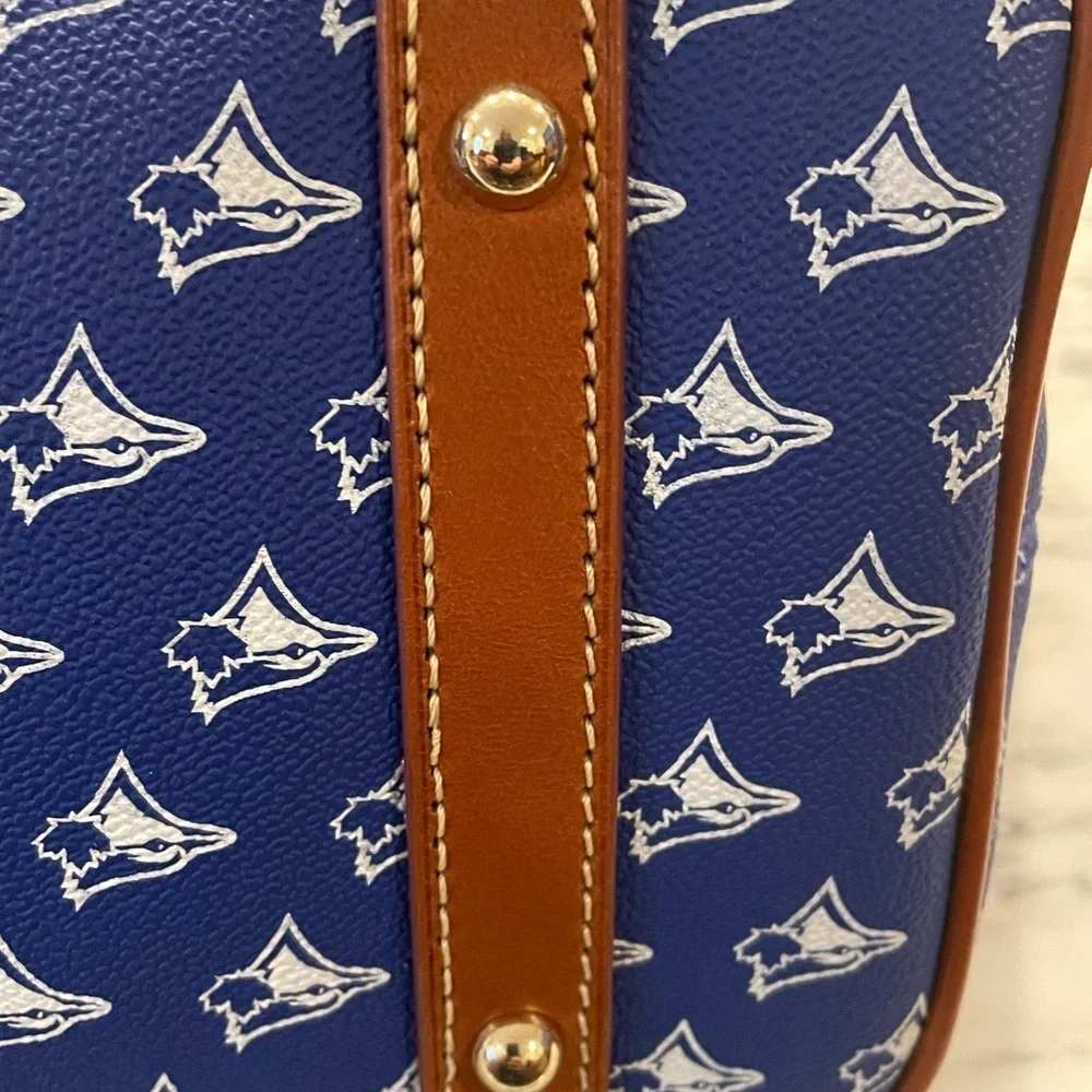 Dooney & Bourke Toronto Blue Jays MLB Baseball Shopper Tote Sports NWT Preppy